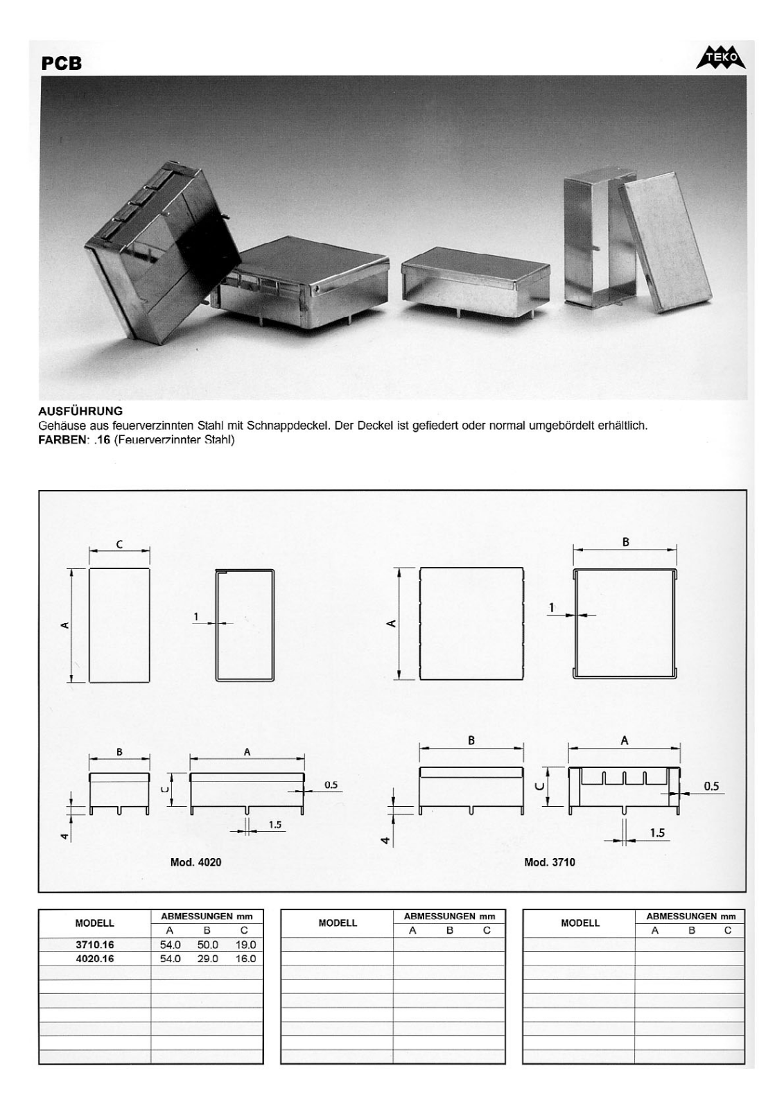 TEKO 3710 Datasheet - ManualMachine.com