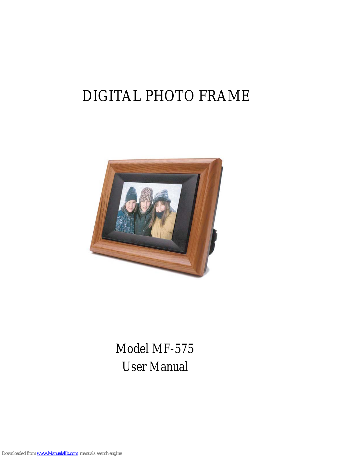 Digital Spectrum MemoryFrame MF-575 User Manual - ManualMachine.com