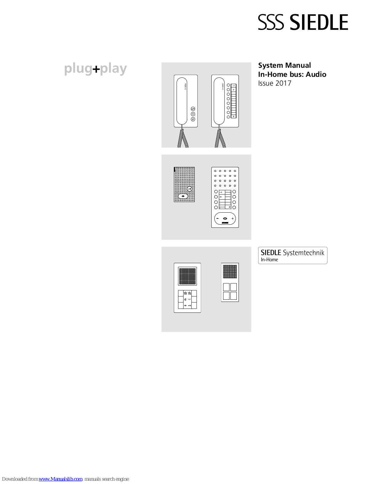 SSS Siedle BTC 850, BSE 650, BTS 850, BNS 750, BEM 650 System Manual