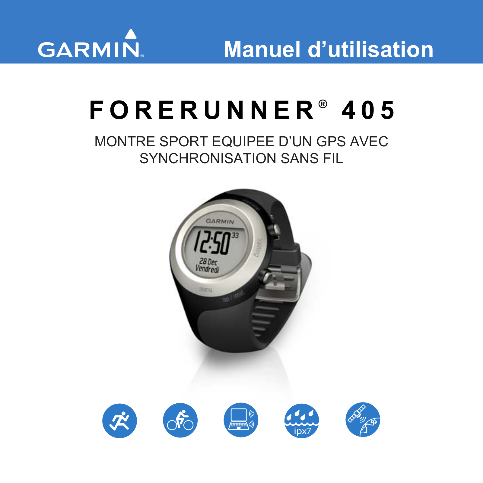 GARMIN Forerunner 405 Instruction Manual