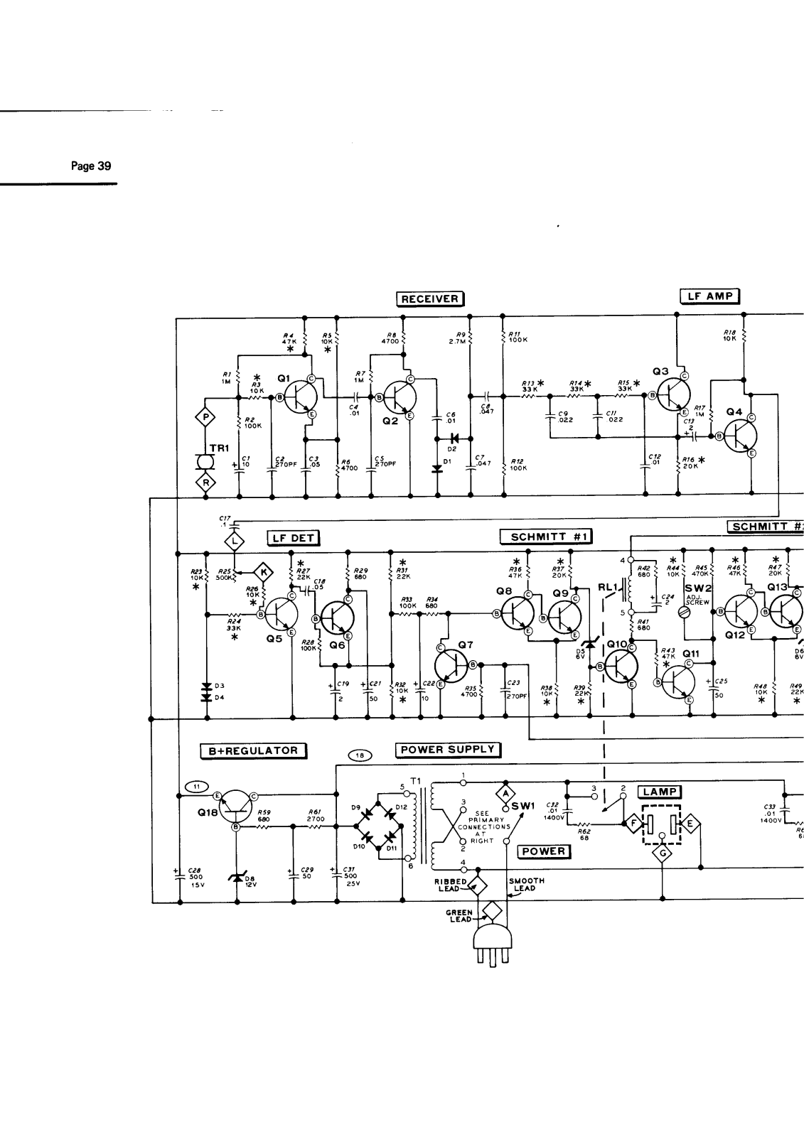 Heathkit GD-39 Schematic