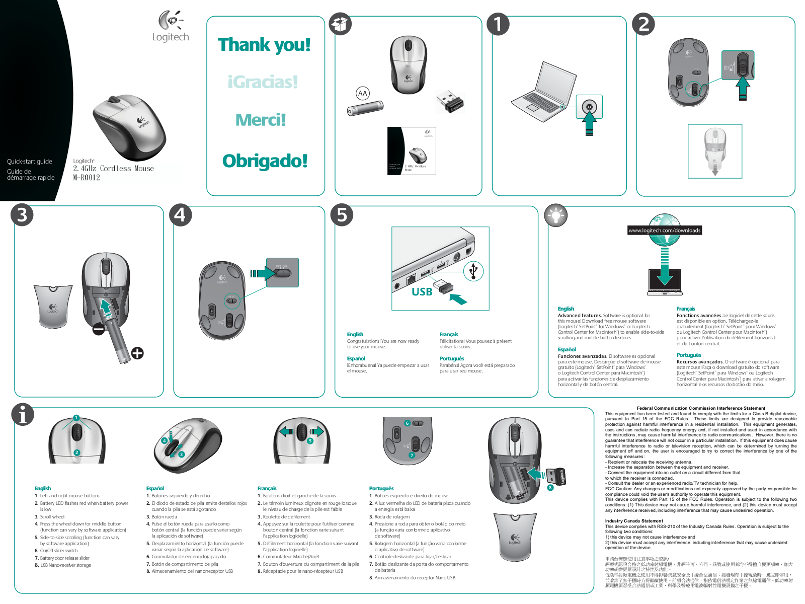 Logitech Far East MR0012 User Manual