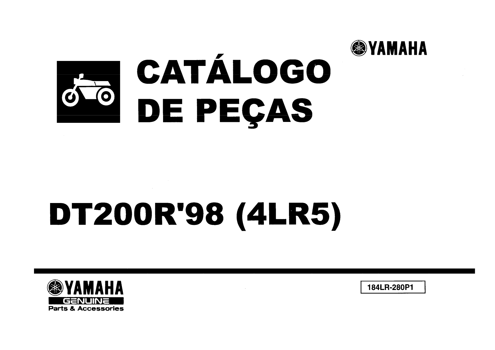 Yamaha DT 200R 1998 Parts Manual