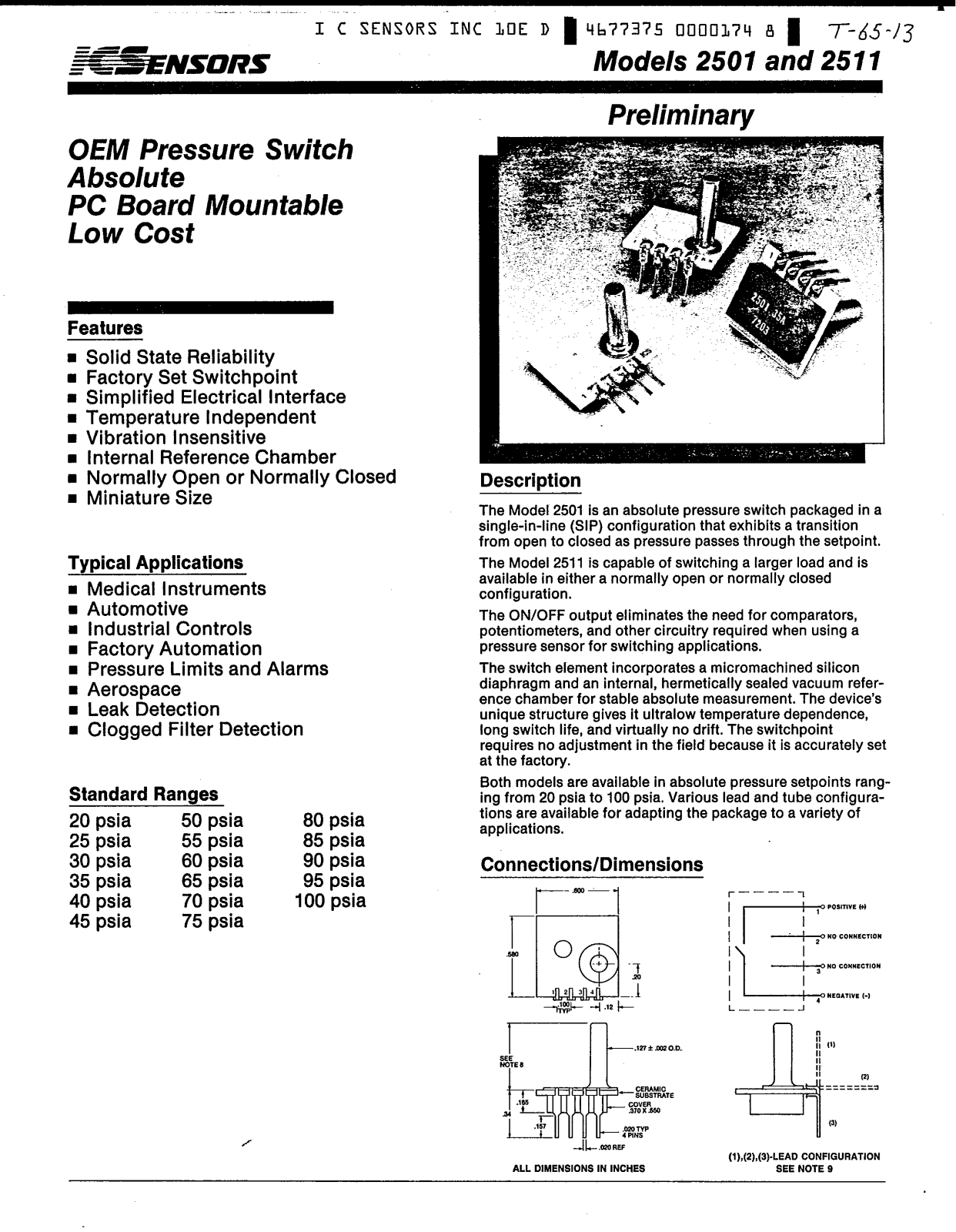 ICS 2501, 2511 User Manual