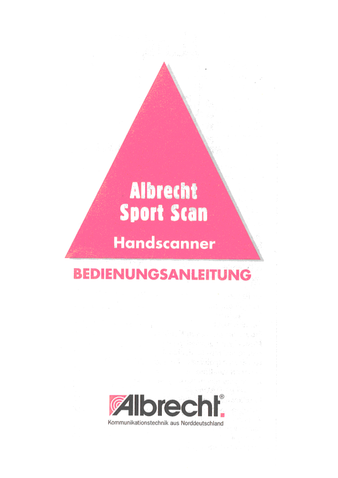 Albrecht ae105h User Manual