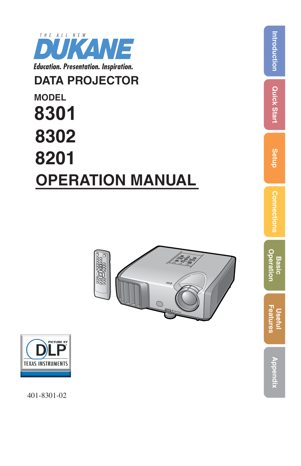 Dukane 8201, 8302 User Manual