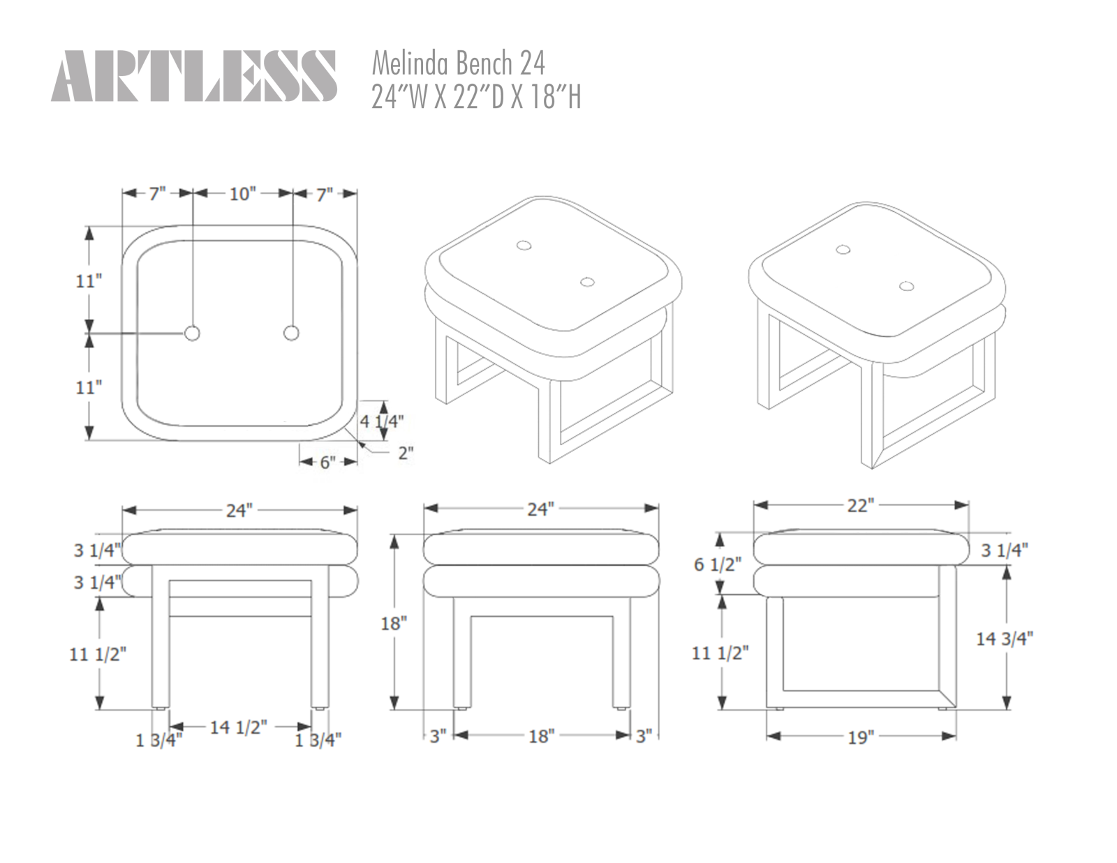 ARTLESS LYS10001 Dimensions - ManualMachine.com