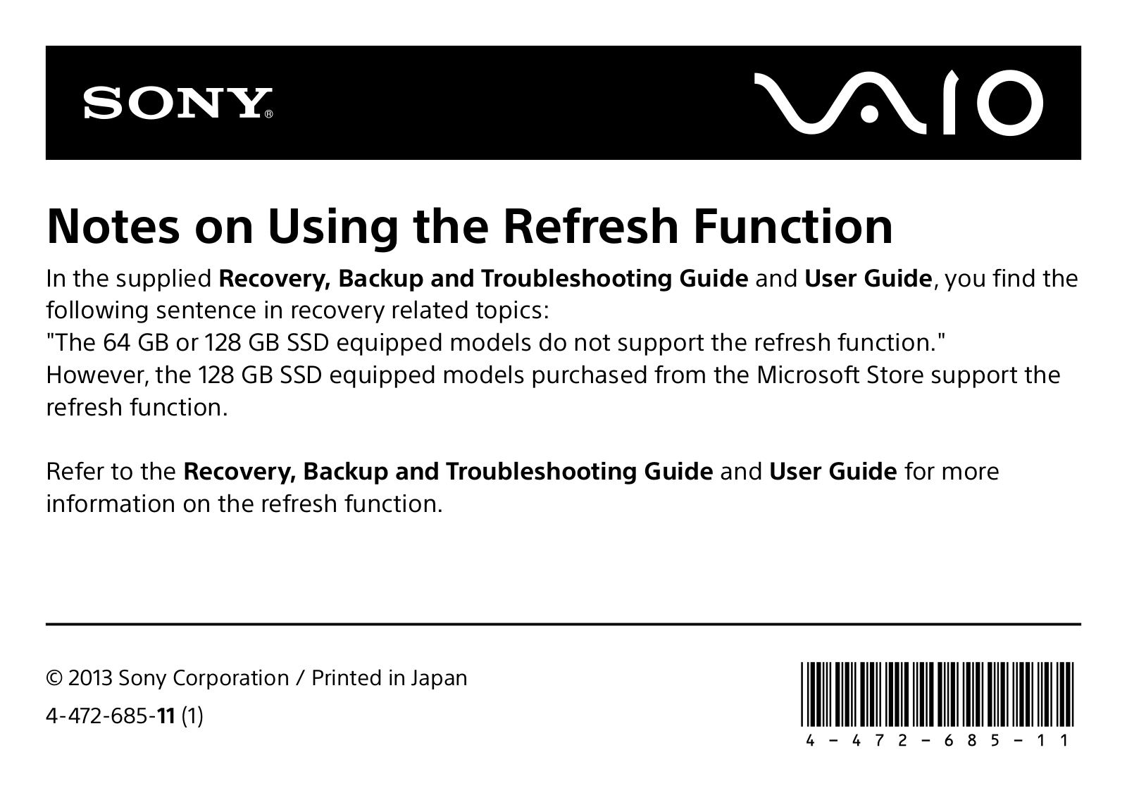 Sony SVD13223CYB User Manual