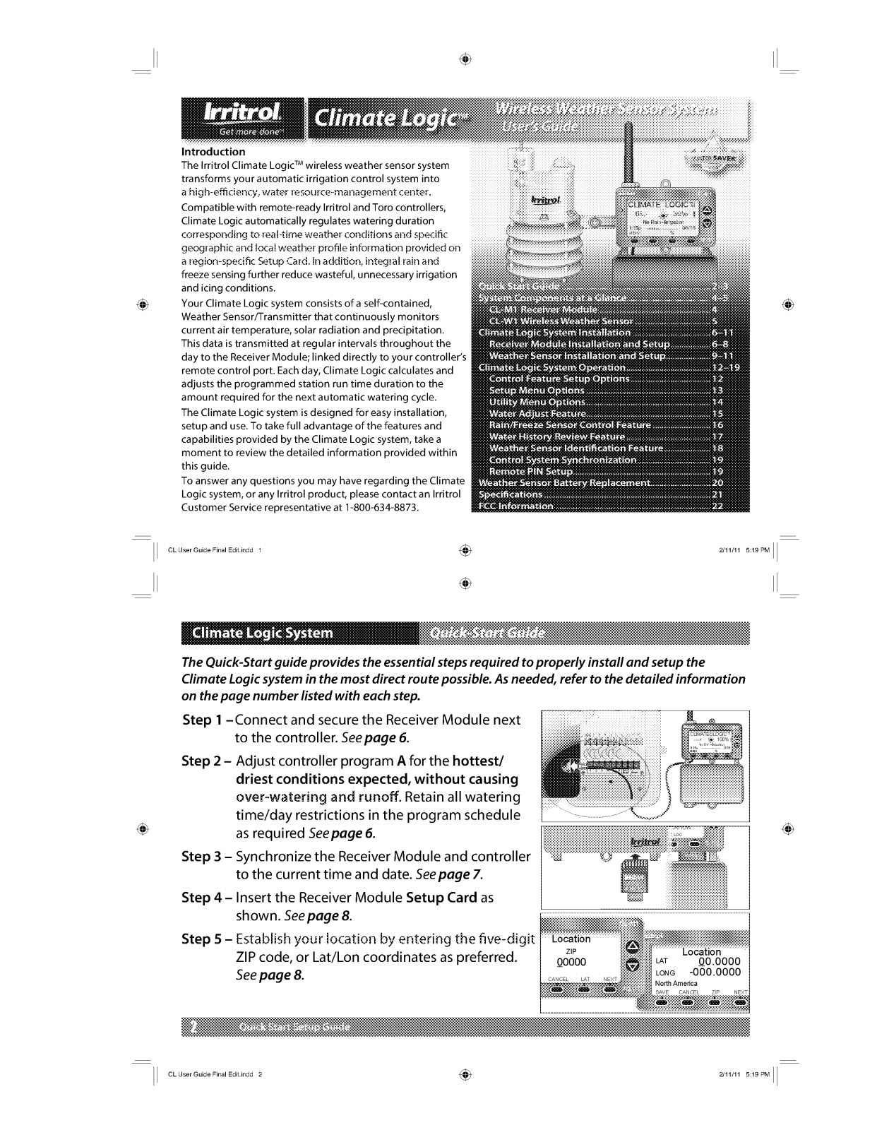 Toro CL9 User Manual