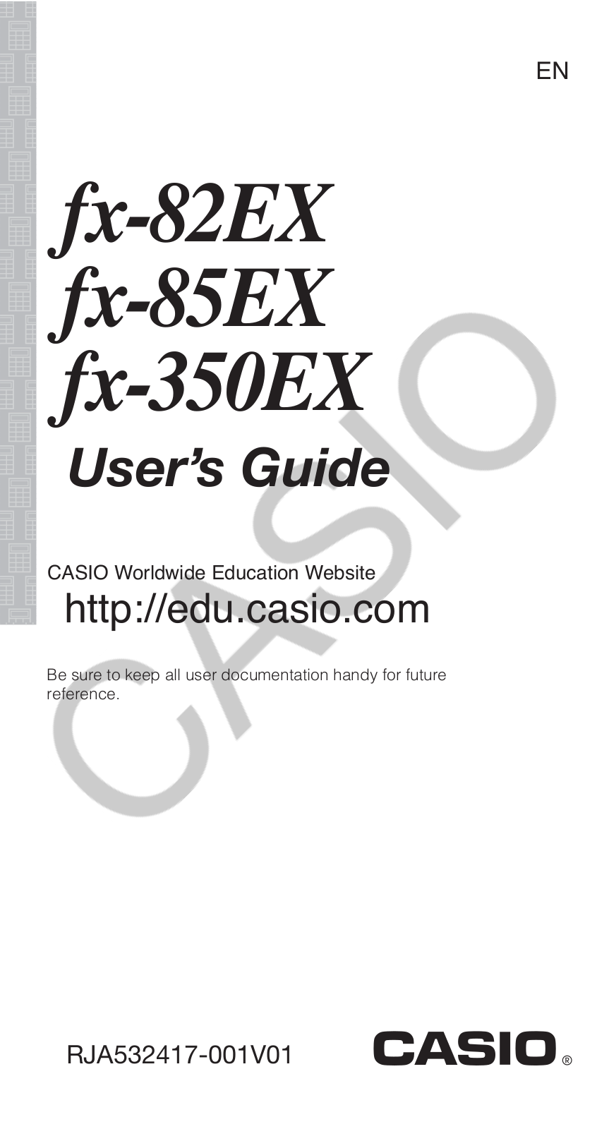 Casio FX-82EX Service Manual