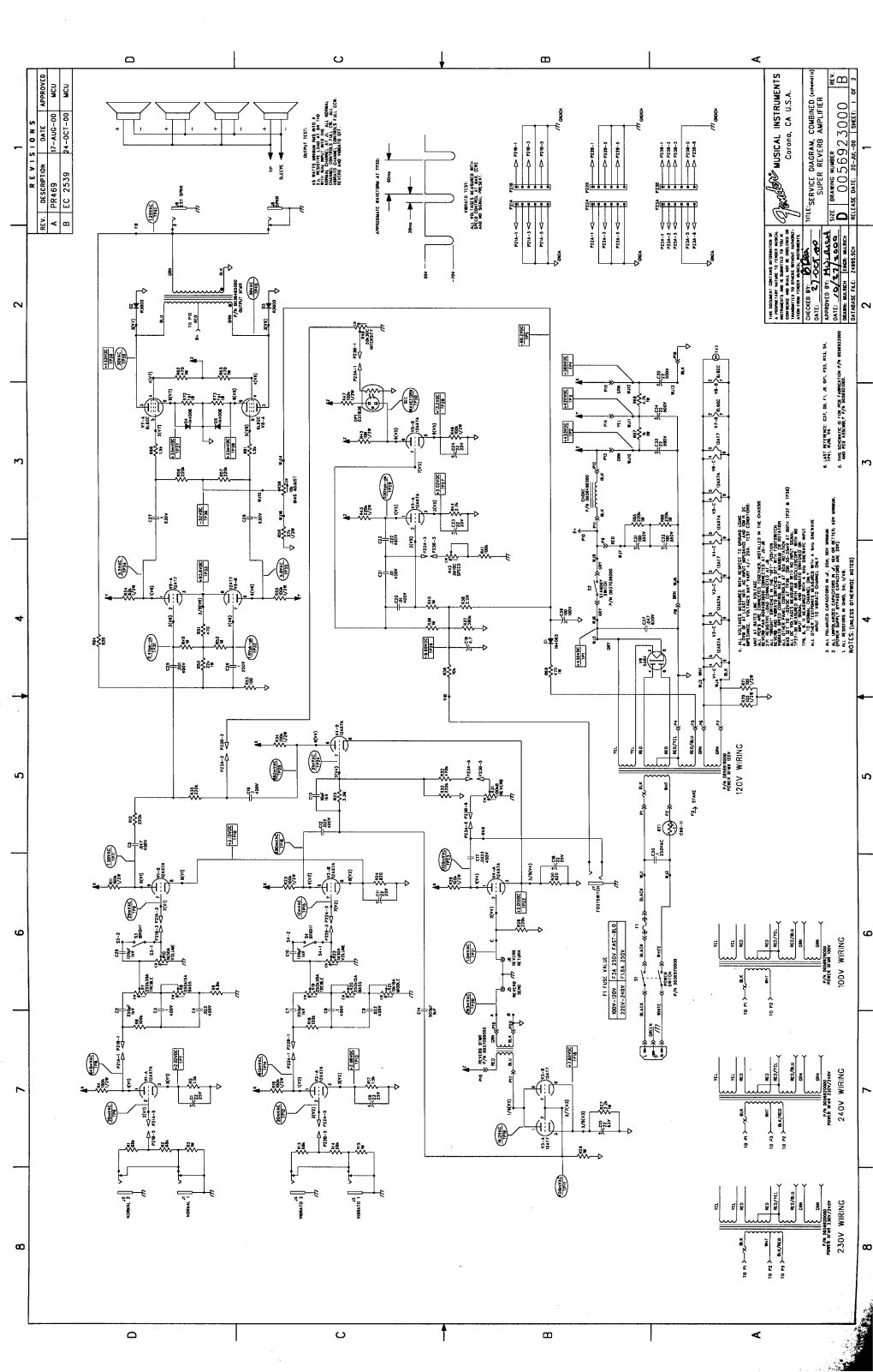 Fender 65-Super Schematic