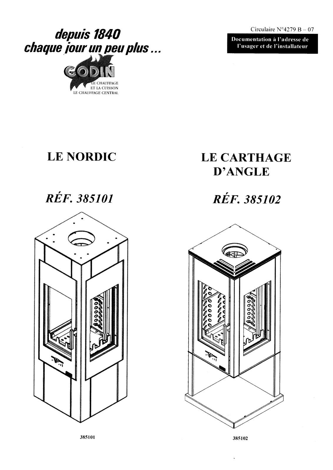 GODIN 385101, 385102 User Manual - ManualMachine.com