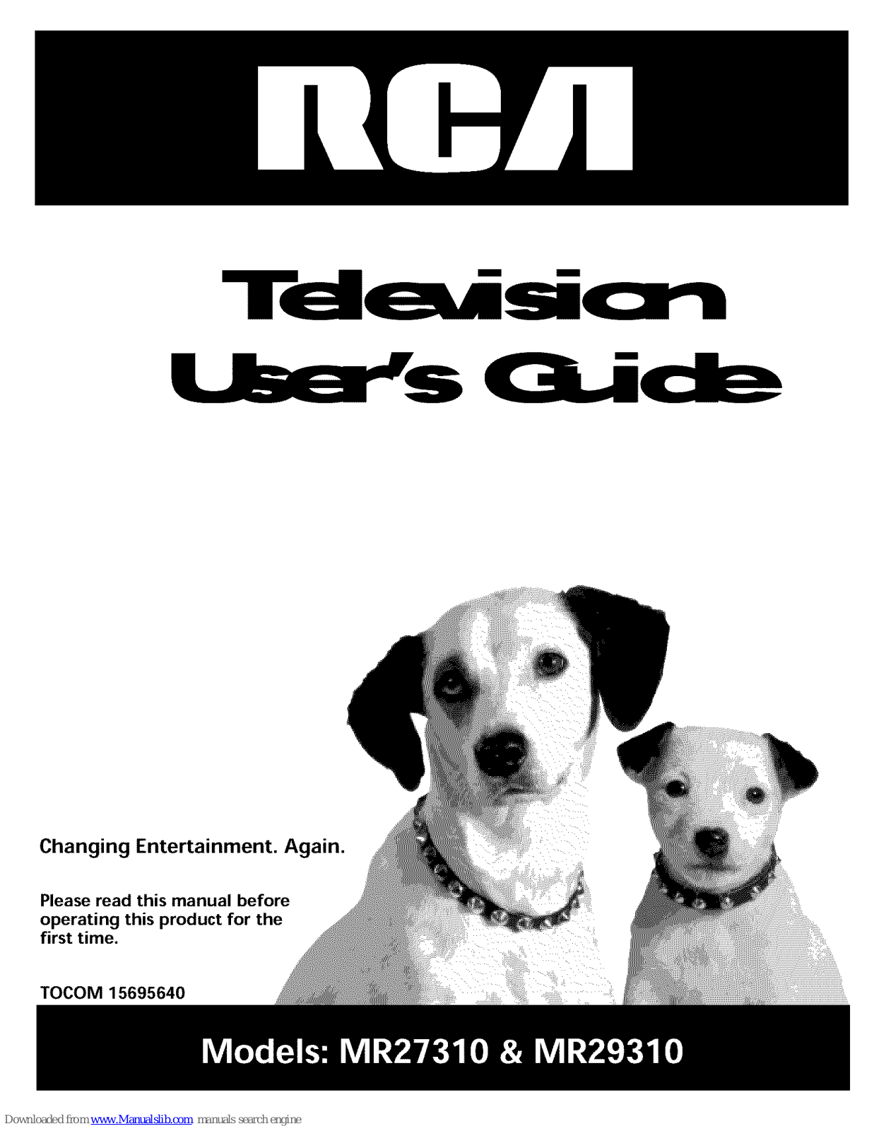 RCA MR27310, MR29310 User Manual - ManualMachine.com