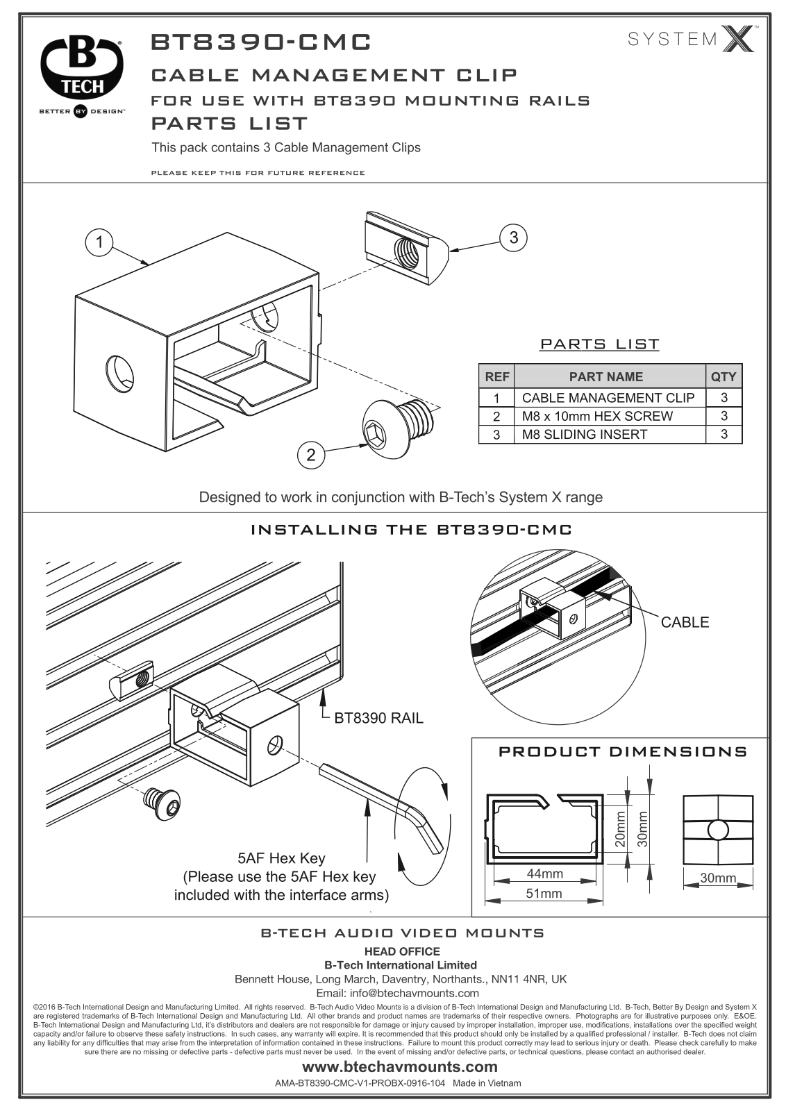 B-Tech BT8390-CMC User guide - ManualMachine.com