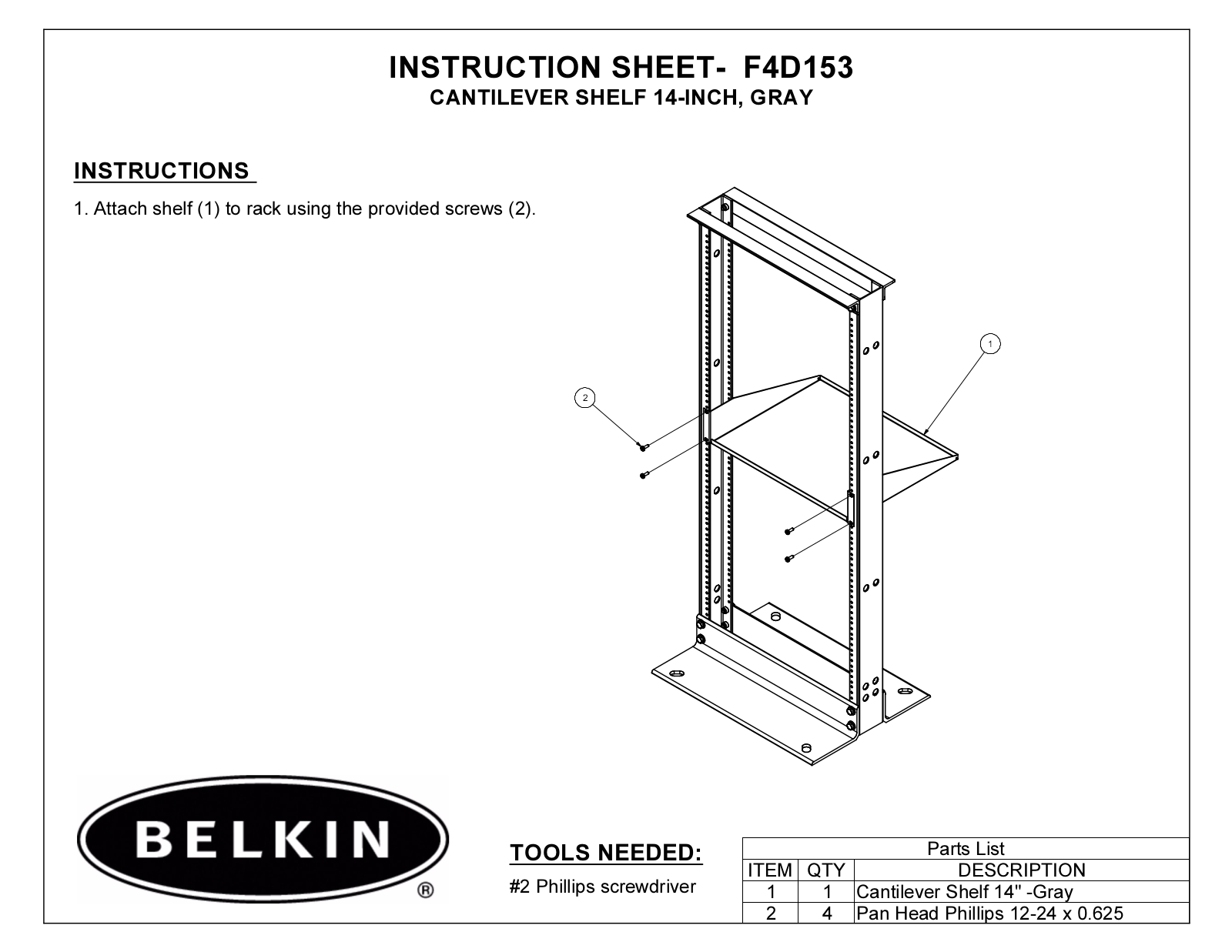 Belkin F4D153 User Manual