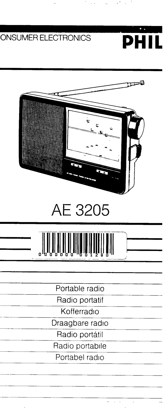 Philips AE3205/00 User Manual