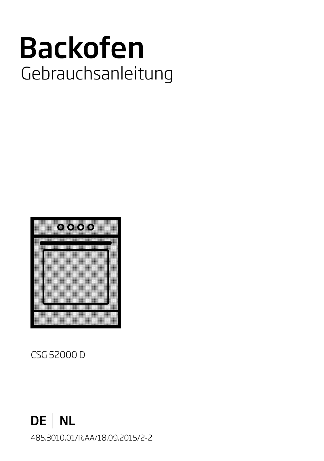 Beko CSG52000D User manual