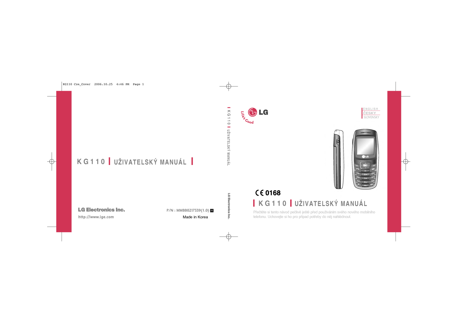 Lg KG110 User Manual