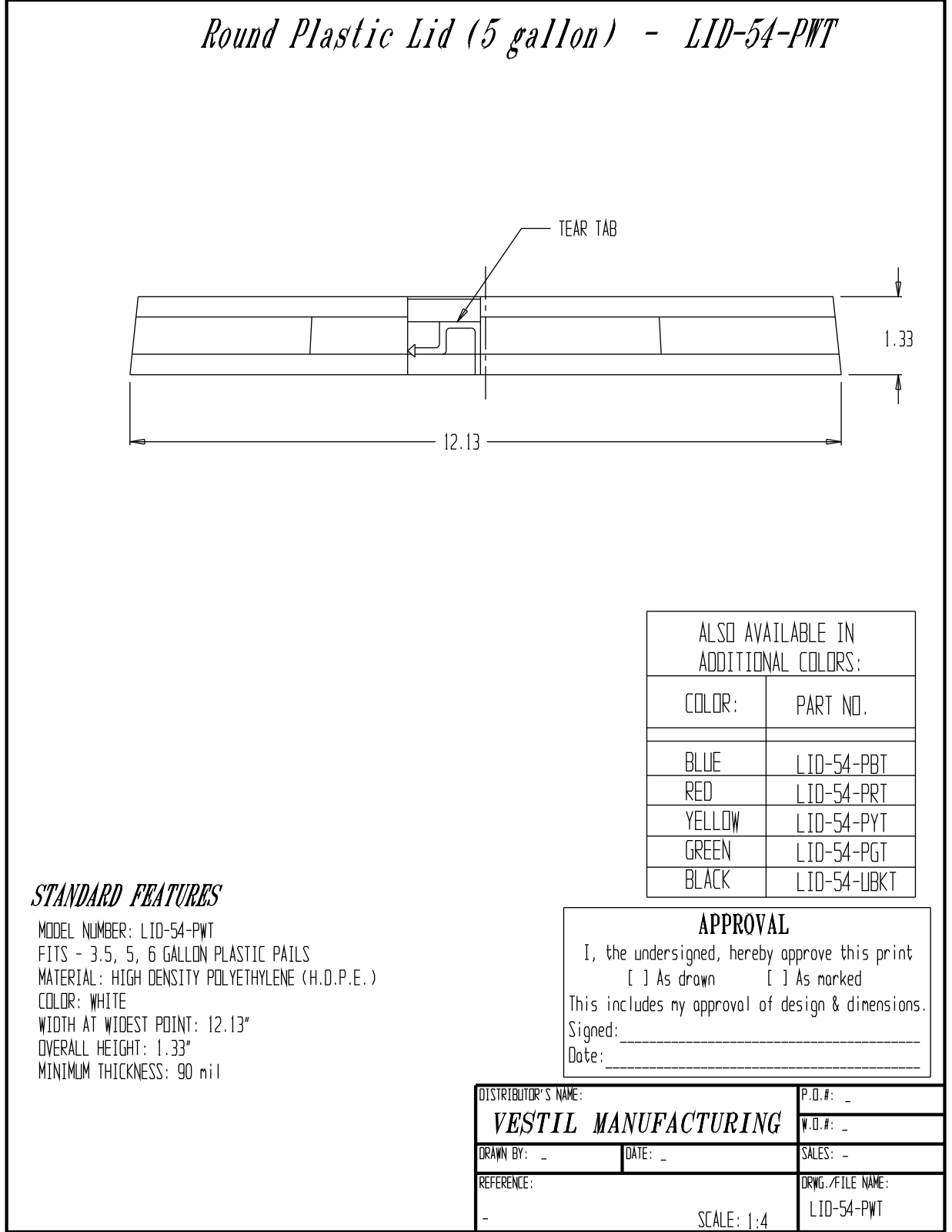 Vestil UCTW2097 Specifications - ManualMachine.com