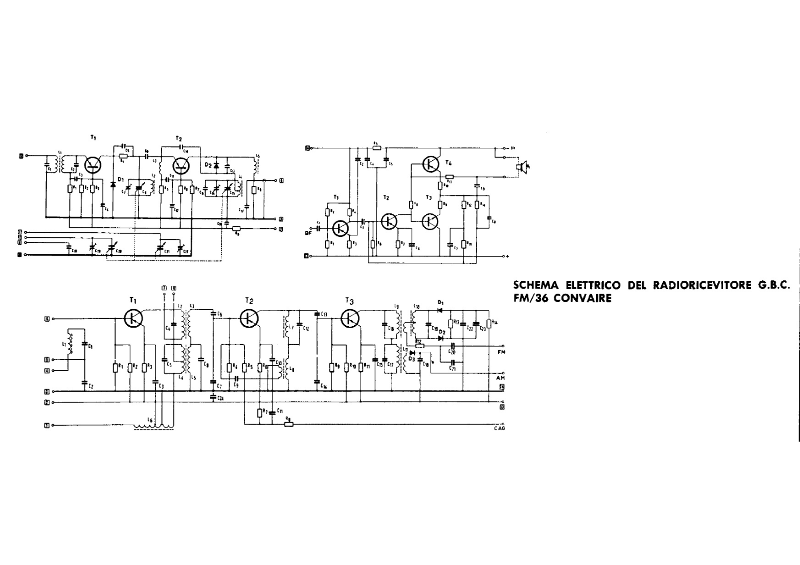 GBC fm 36 schematic