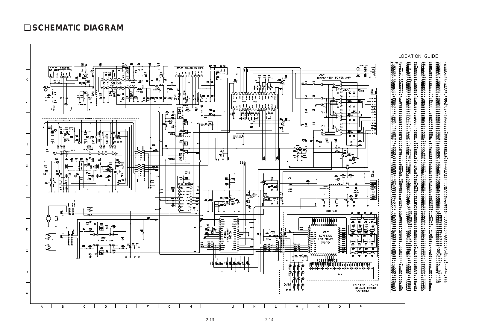 LG TCC-5610, TCC-5620, TCC-5630, TCC-5650 Service Manual