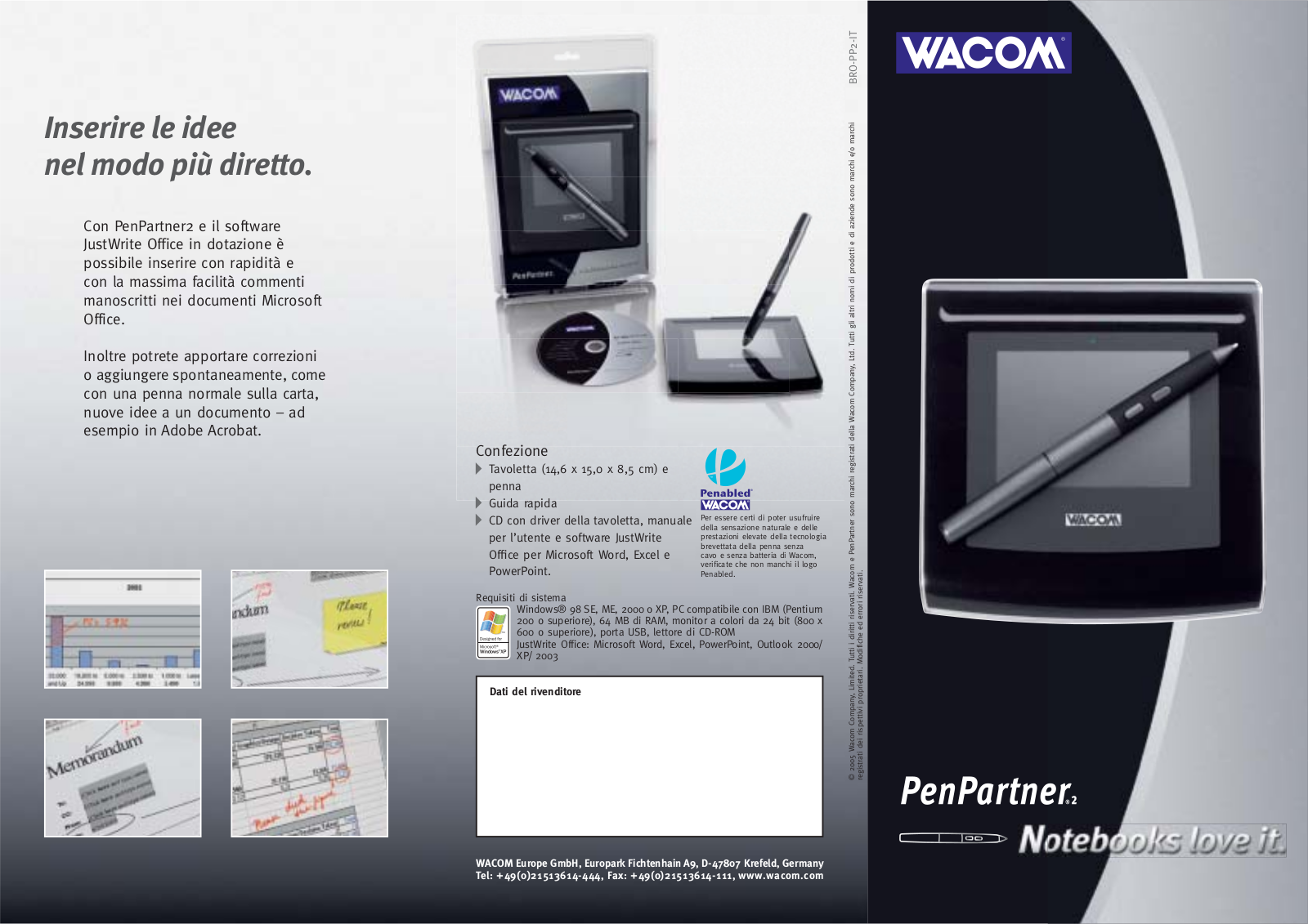 Wacom PENPARTNER 2 User Manual