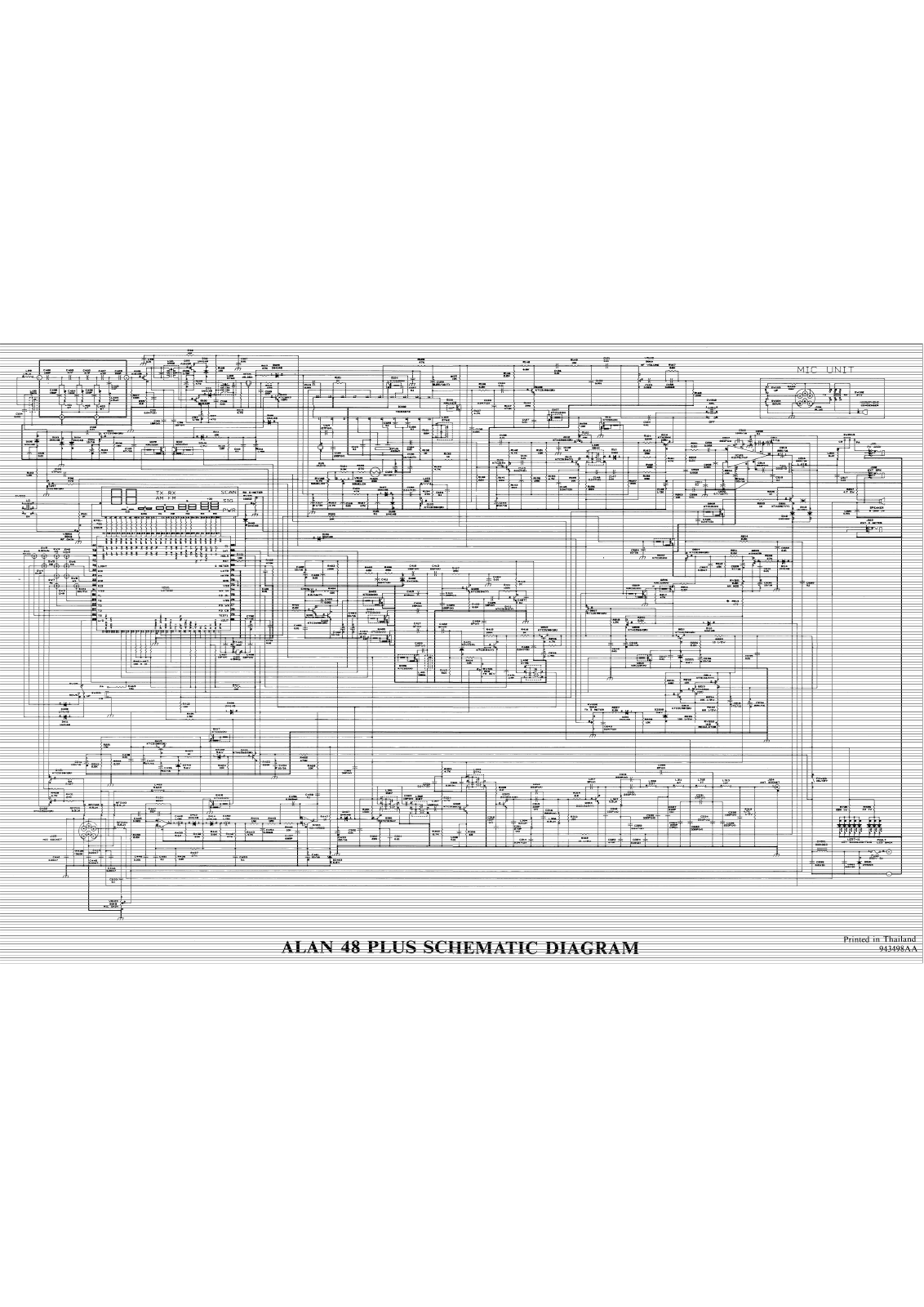 Midland Alan48 Plus Schematic