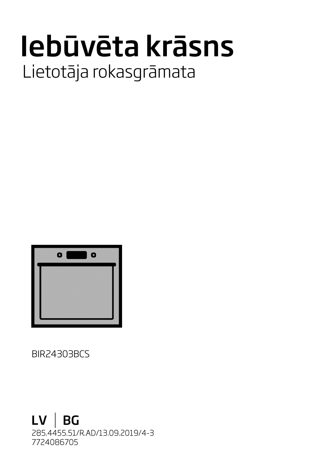 Beko BIR24303BCS User manual