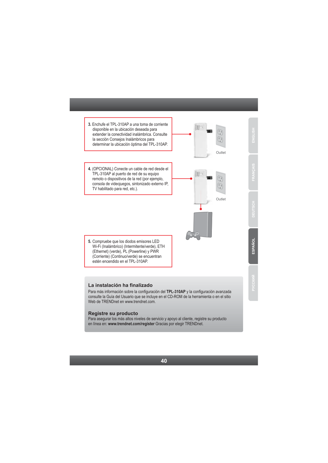 TRENDNET TPL310AP Users Manual