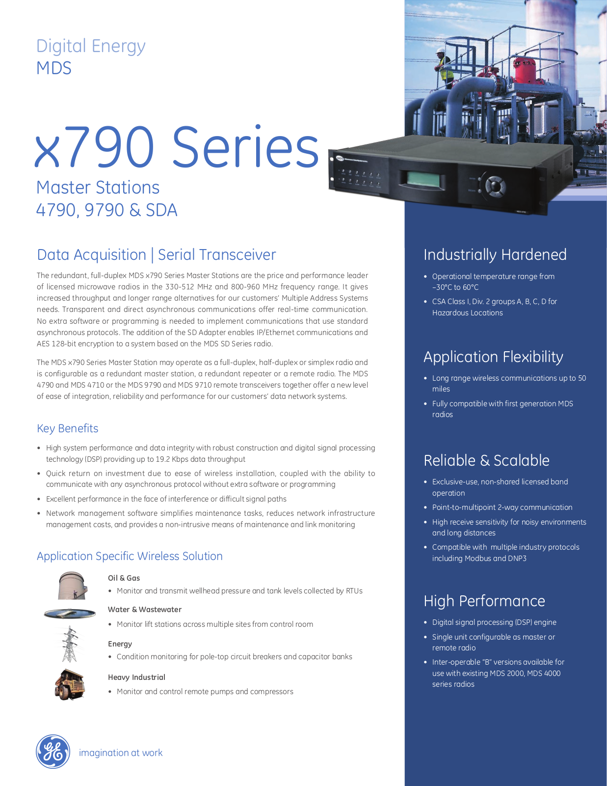 GE MDS MDS x790 Specifications