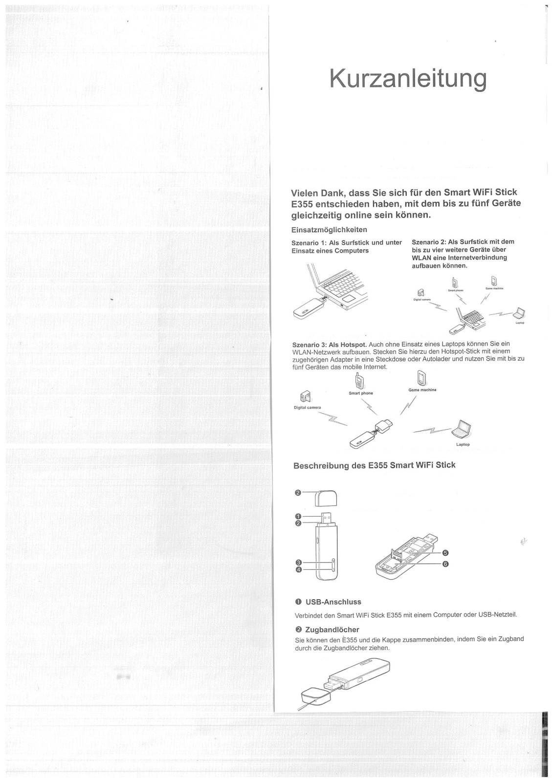 HUAWEI Mobile WIFI Stick E355 User Guide