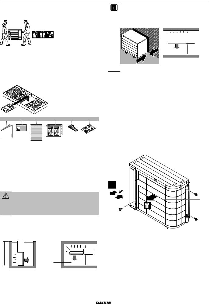 Daikin ERGA04DAV37 Installation manuals