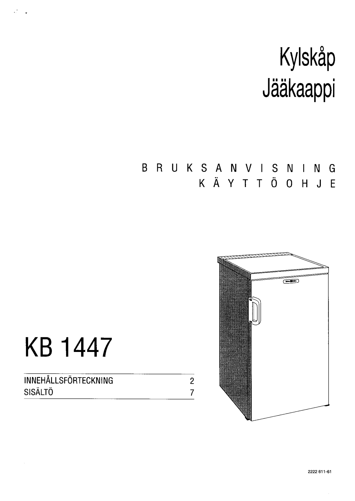 Elektro helios KB1447 User Manual