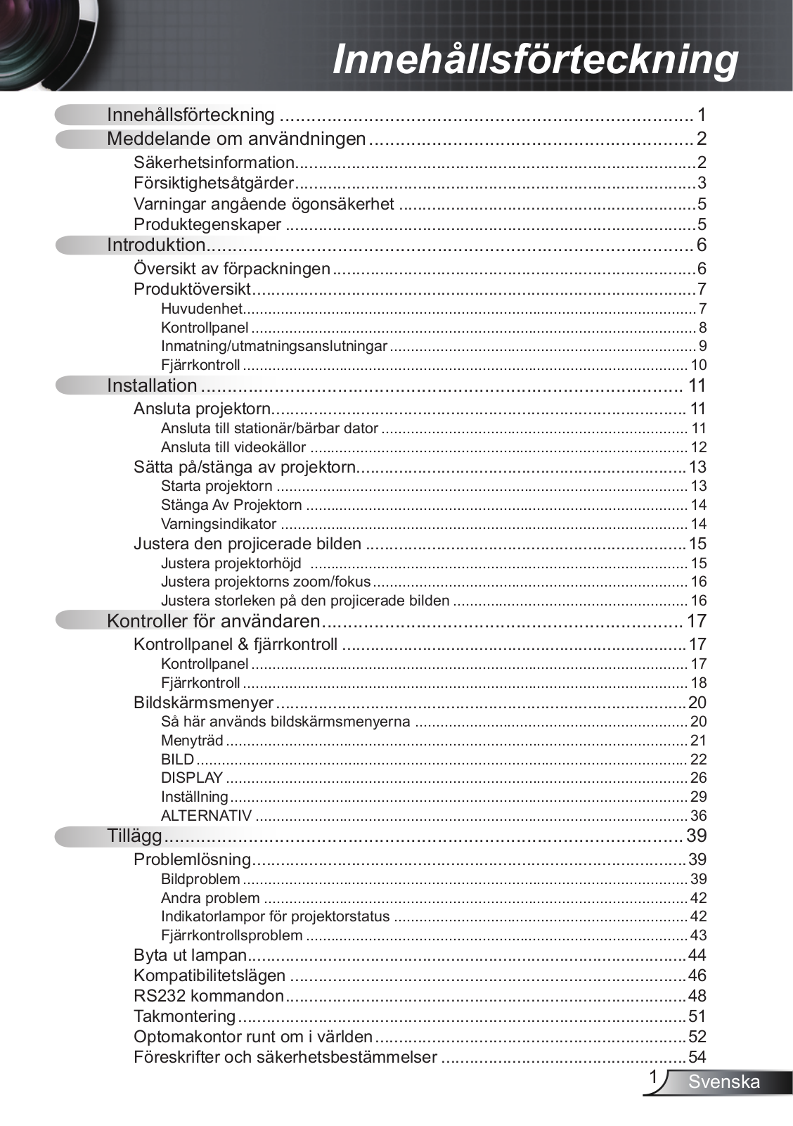 OPTOMA EX538 User Manual