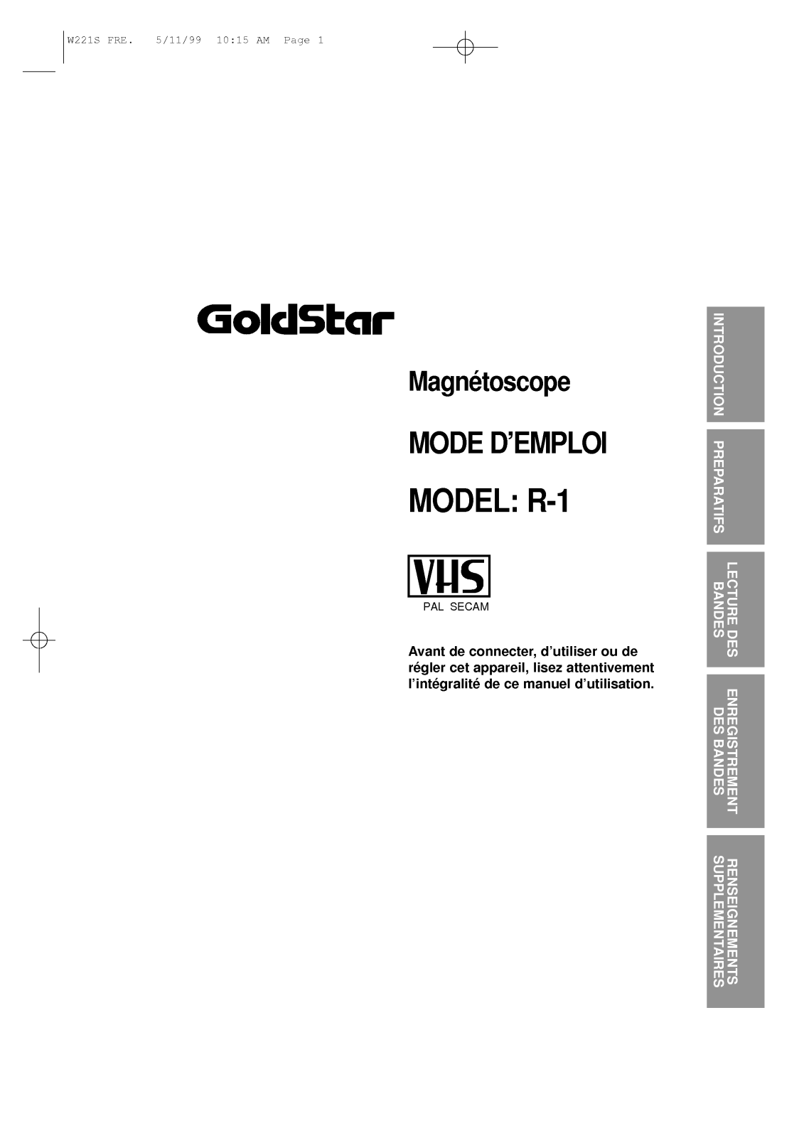 LG R-1 User Manual