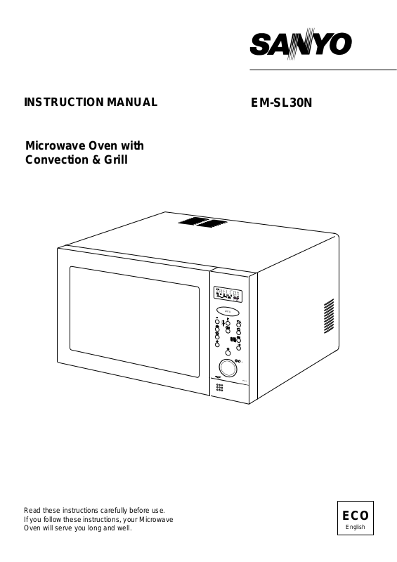 Sanyo EM-SL30N Instruction Manual