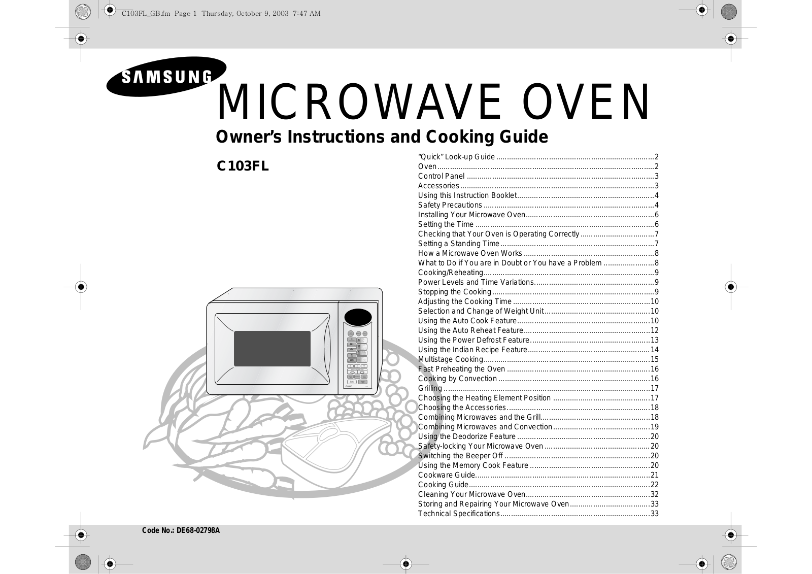 Samsung C103FL User Manual