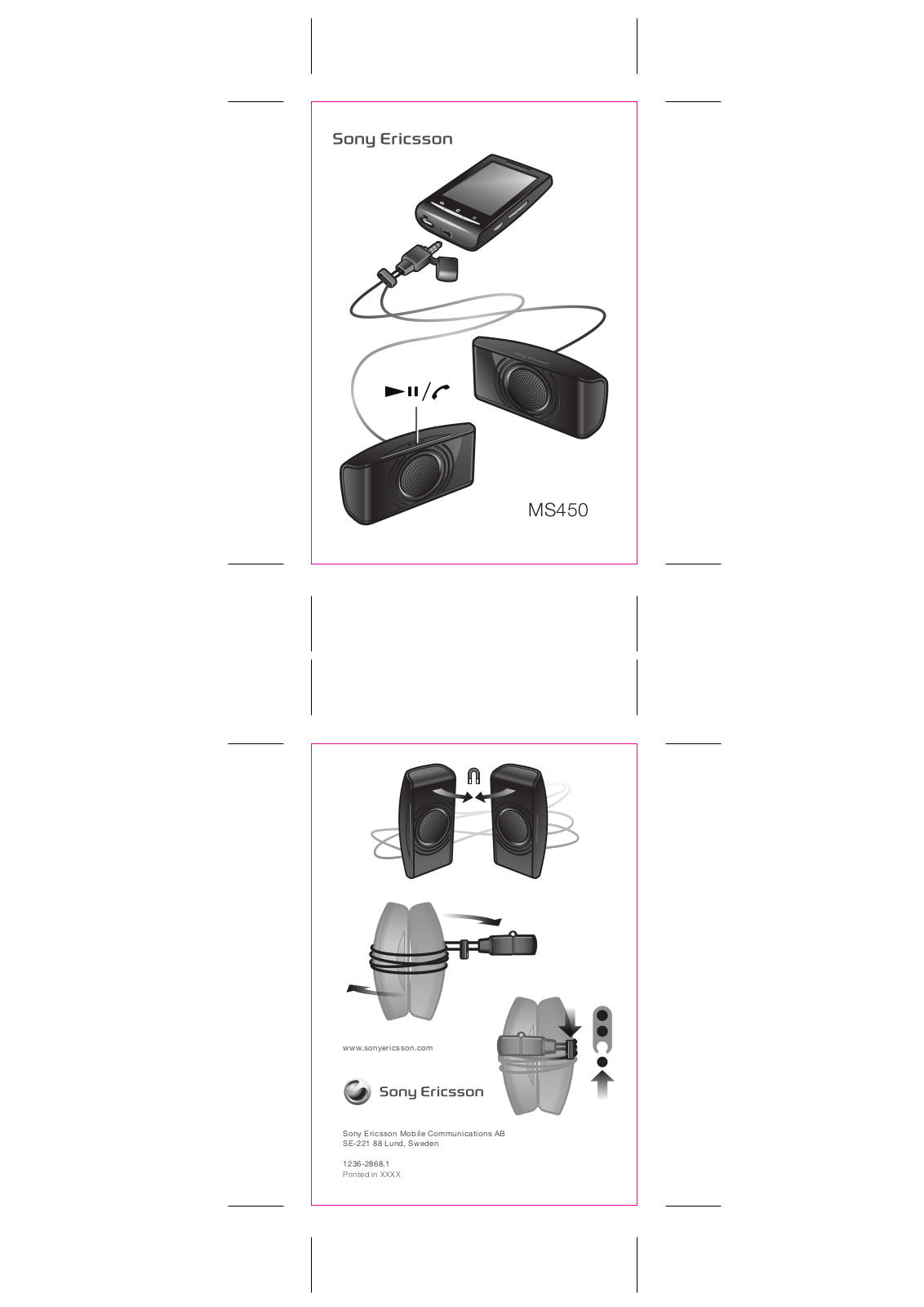 SONY-ERICSSON MS450 User Manual