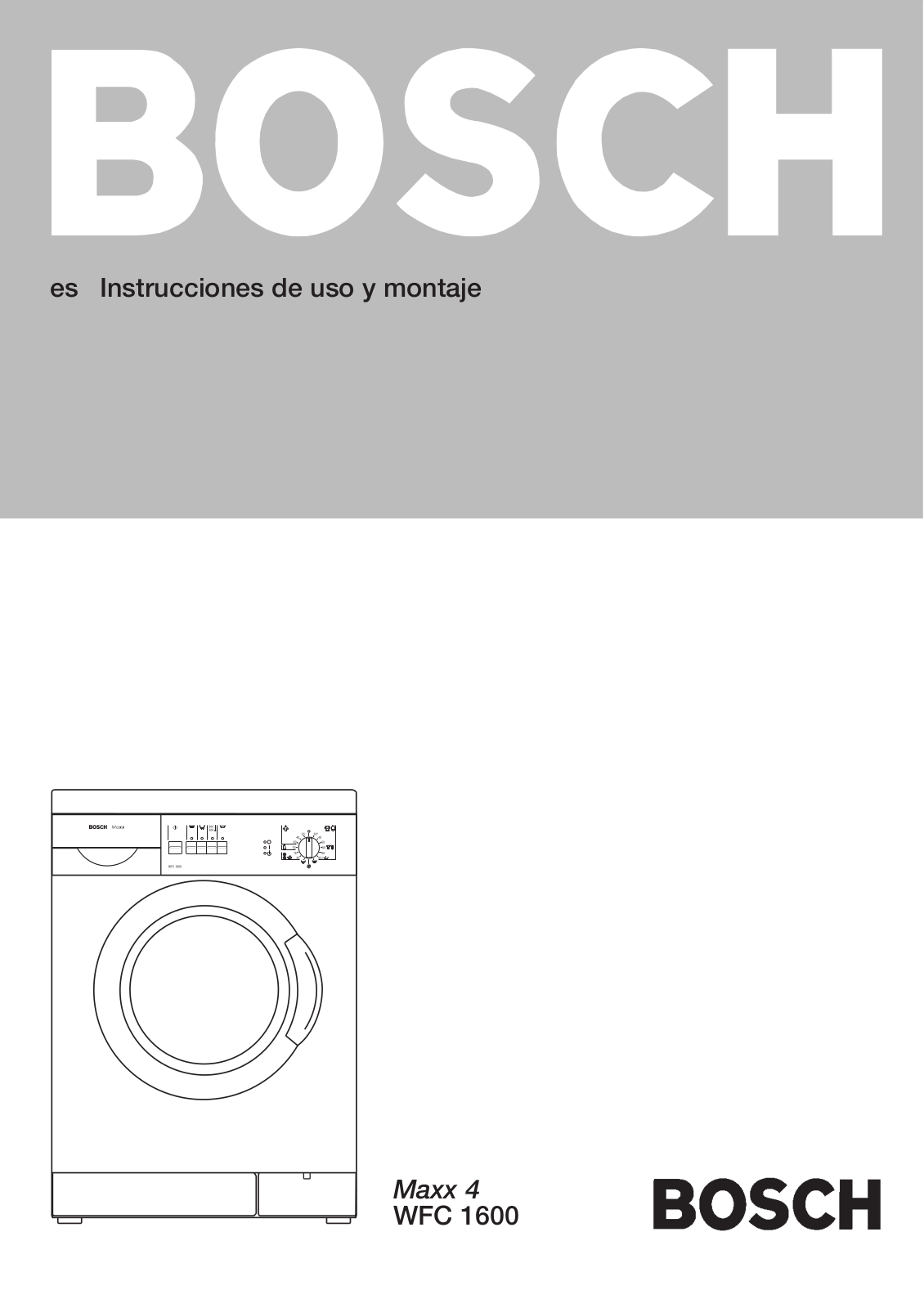 Bosch B1WTV3800A User Manual