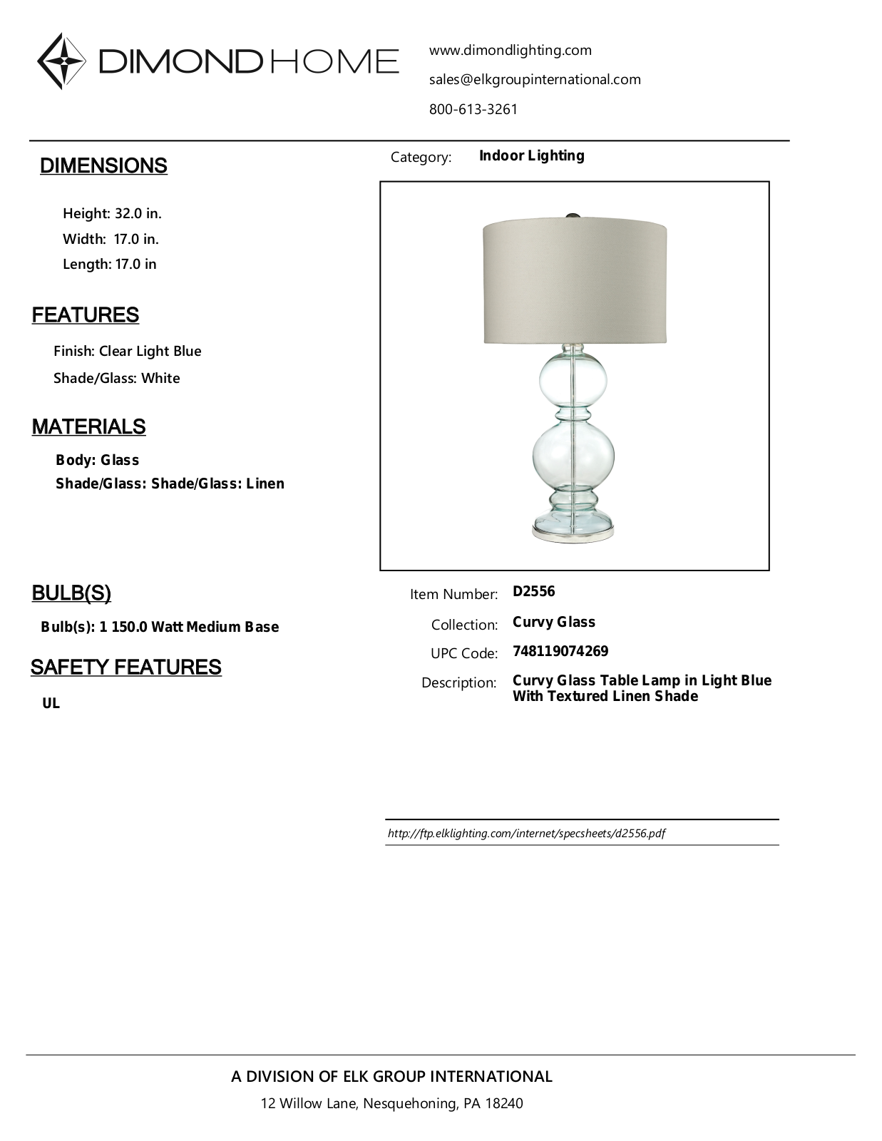 ELK Home D2556 User Manual