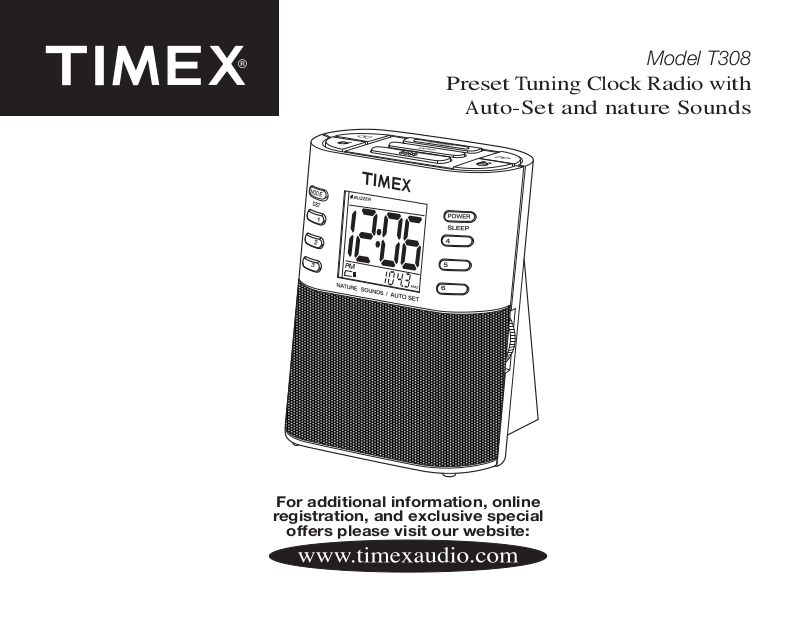 Timex T308 User Manual