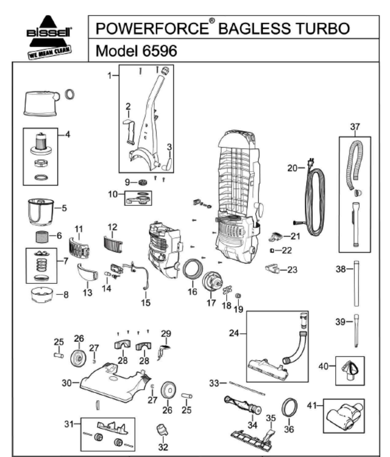 Bissell 6596 Product Data