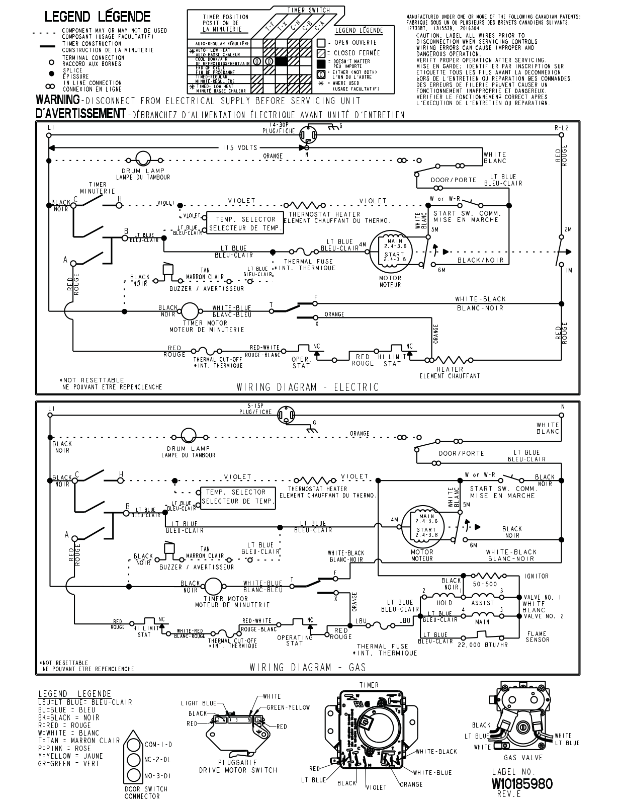 Whirlpool YEED4400WQ0 Parts Diagram