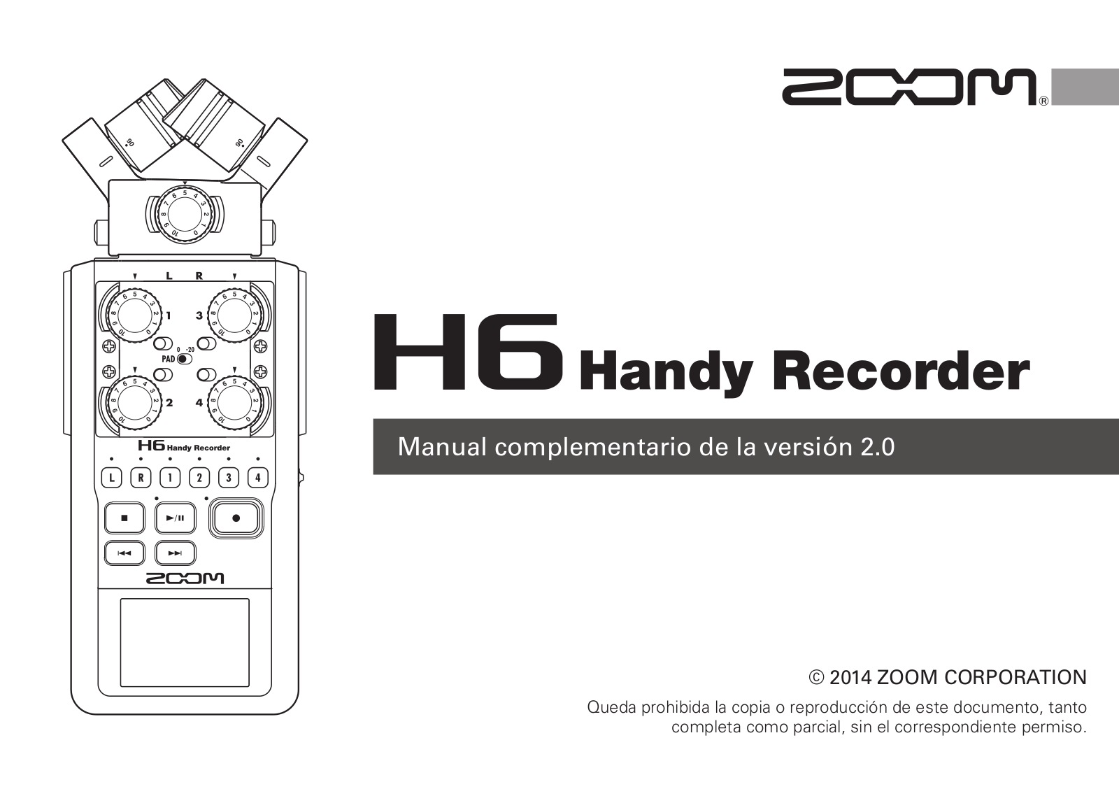 Zoom H6 Manuel complémentaire v2