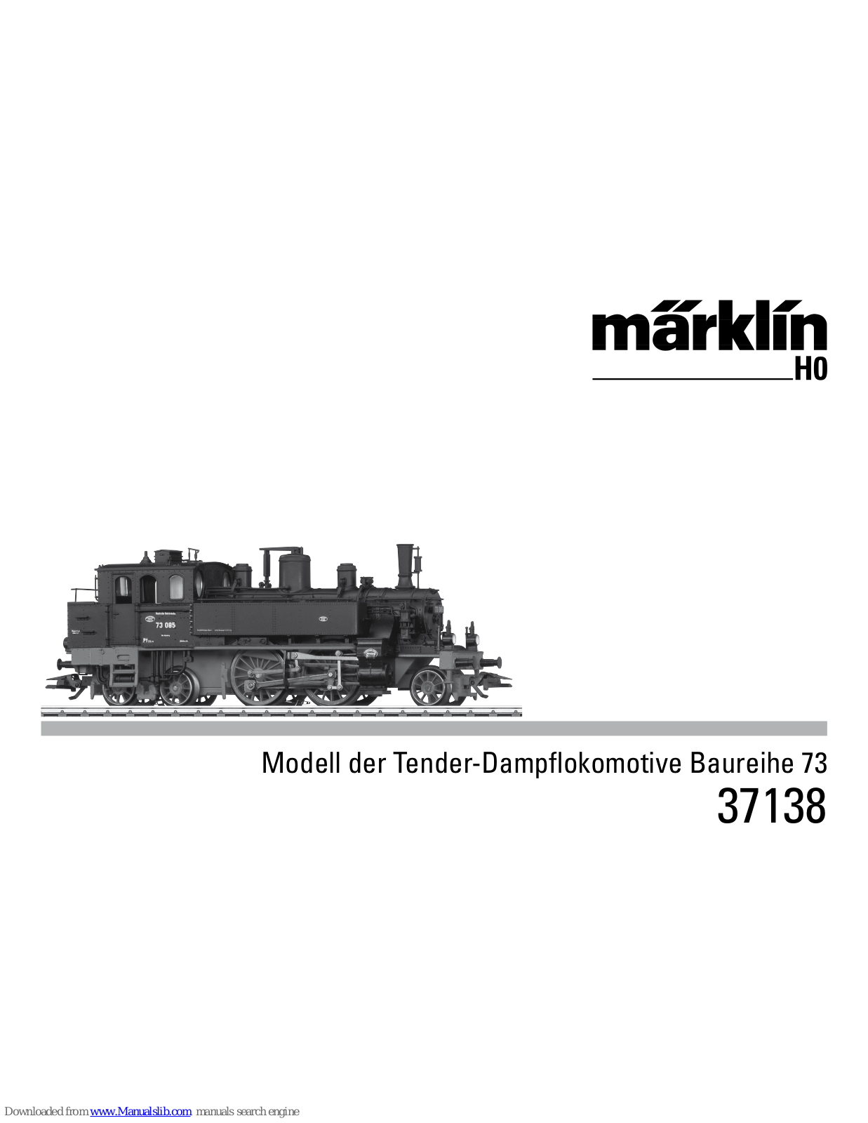 marklin 37138 User Manual