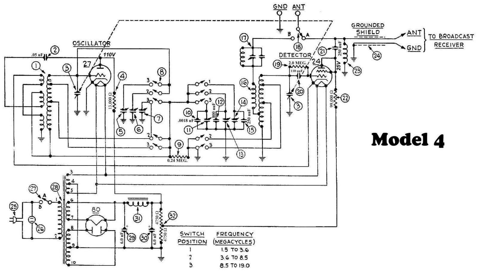 Philco 4 schematic