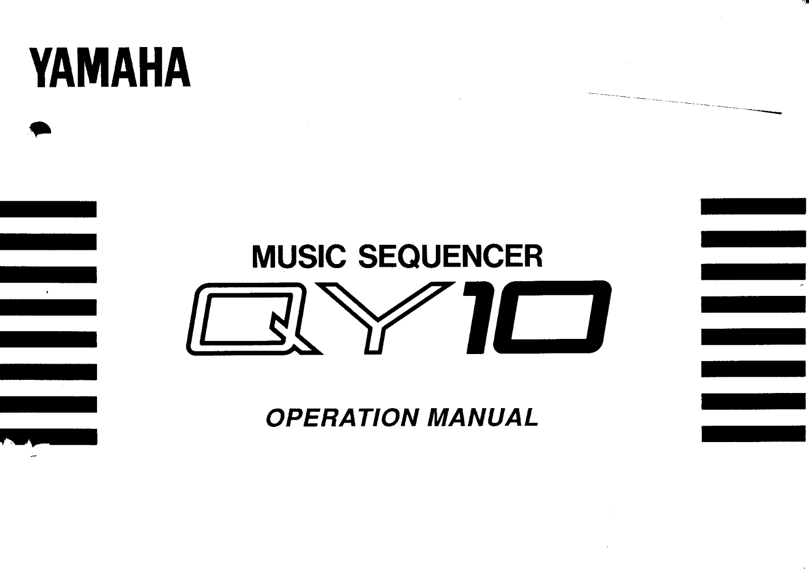 Yamaha QY10E1 User Manual