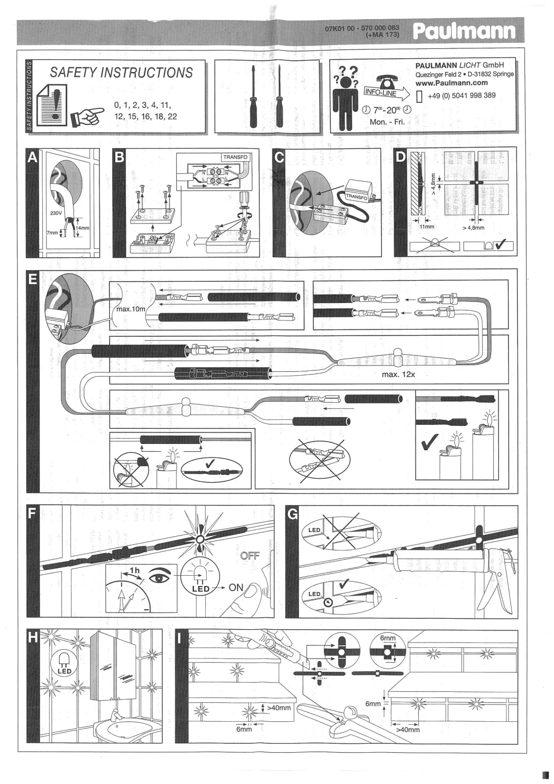 Paulmann 98768 Installation manual - ManualMachine.com