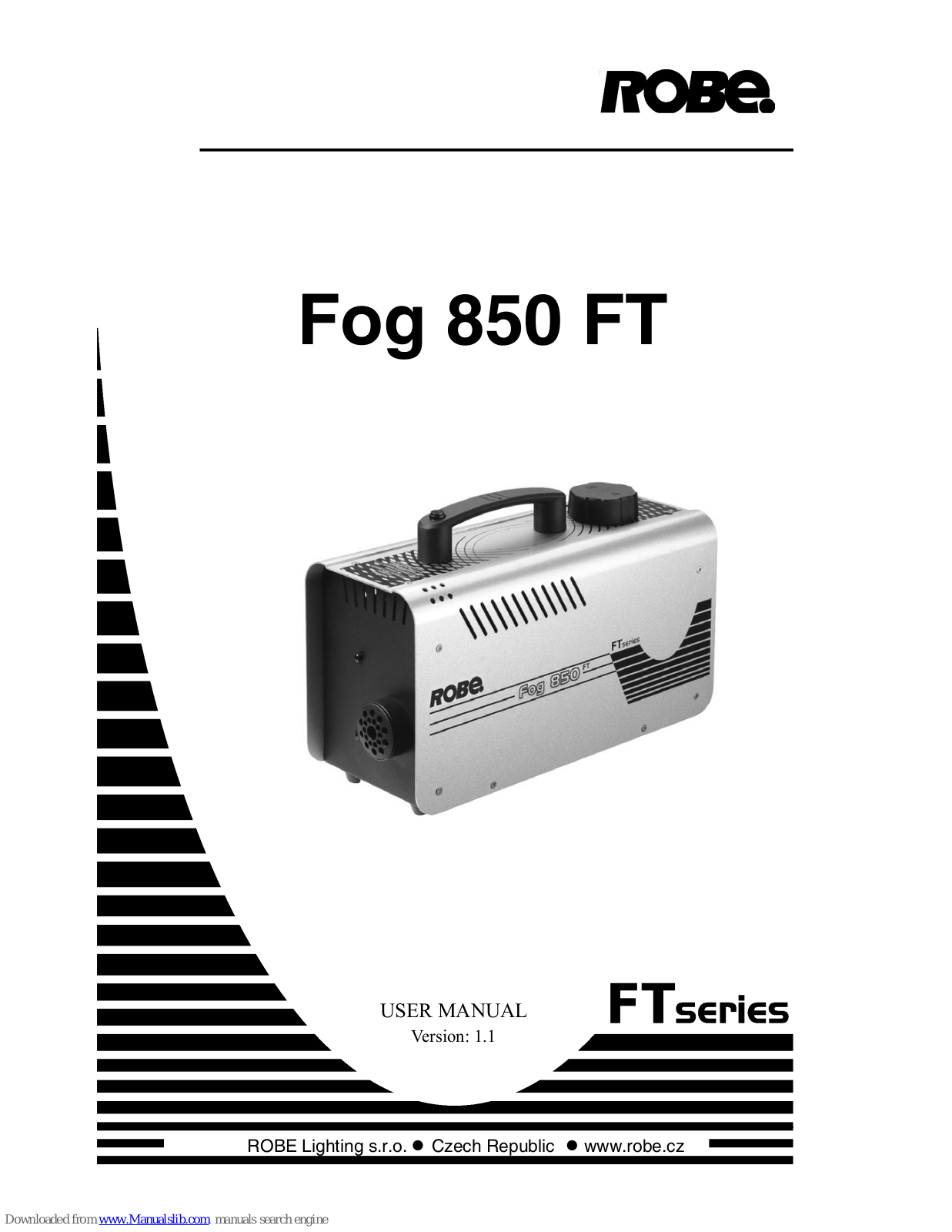 Robe Fog 850 FT User Manual