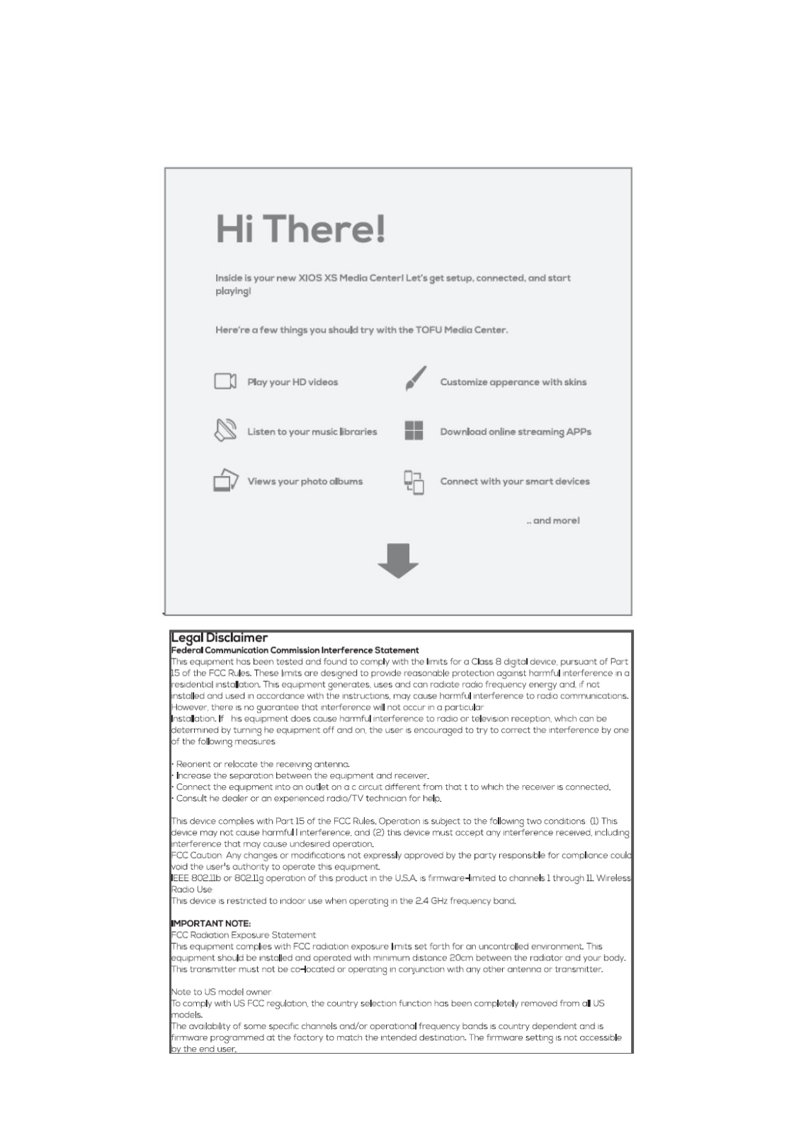 HON HAI PRECISION IND BAGELXX1 User Manual